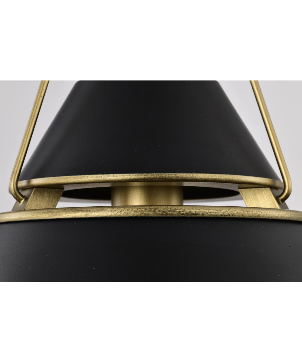 Adina 1-Light Pendant Matte Black