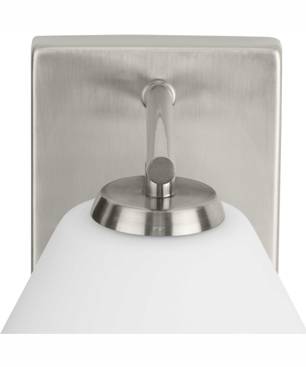 Copeland 1-Light Mid-Century Modern Vanity Light Brushed Nickel