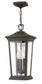 10"W Bromley 3-Light Outdoor Hanging Light in Oil Rubbed Bronze