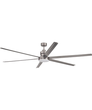 Mondo 80" 1-Light Ceiling Fan (Blades Included) Brushed Polished Nickel