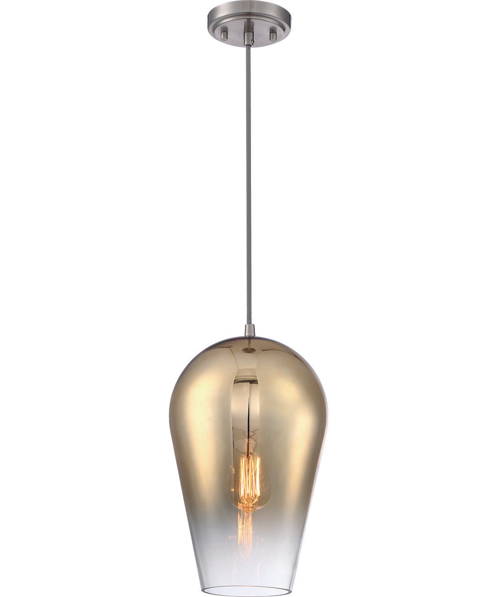 Pendant 1-Light Mini Pendant Brushed Polished Nickel