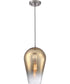 Pendant 1-Light Mini Pendant Brushed Polished Nickel