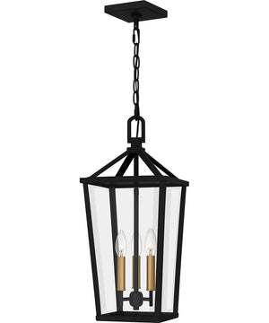 Hull Small 3-light Mini Pendant Matte Black