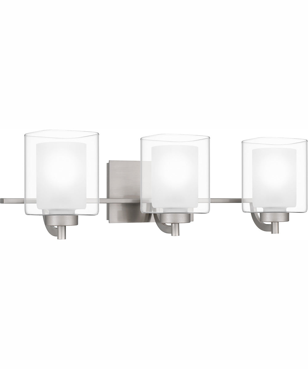 Kolt Large 3-light Bath Light Brushed Nickel