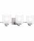 Kolt Large 3-light Bath Light Brushed Nickel