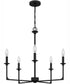 Prescott 5-light Chandelier Matte Black