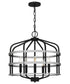 Avignon 5-light Pendant Matte Black