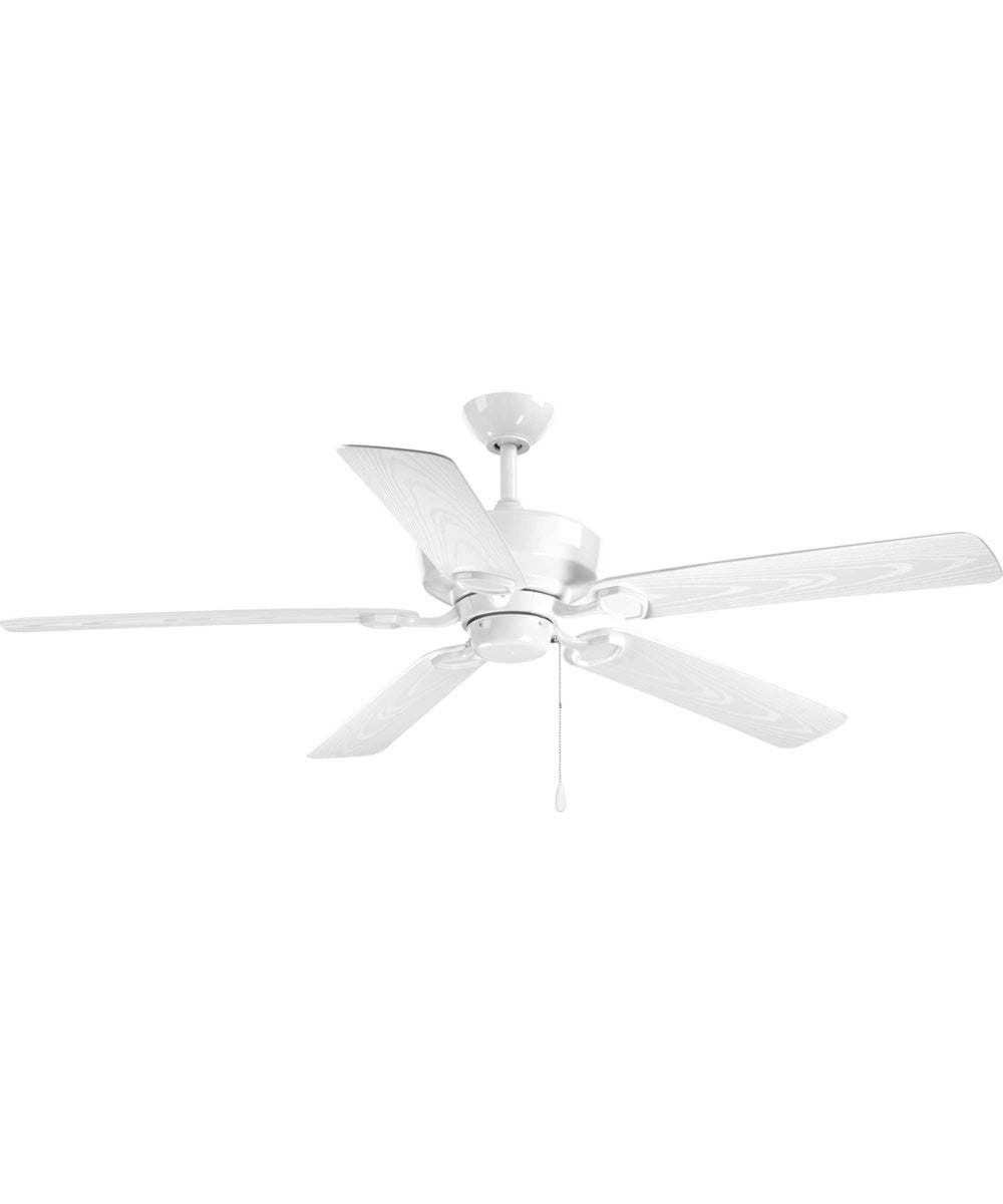 Lakehurst 60" Indoor/Outdoor 5-Blade Ceiling Fan White