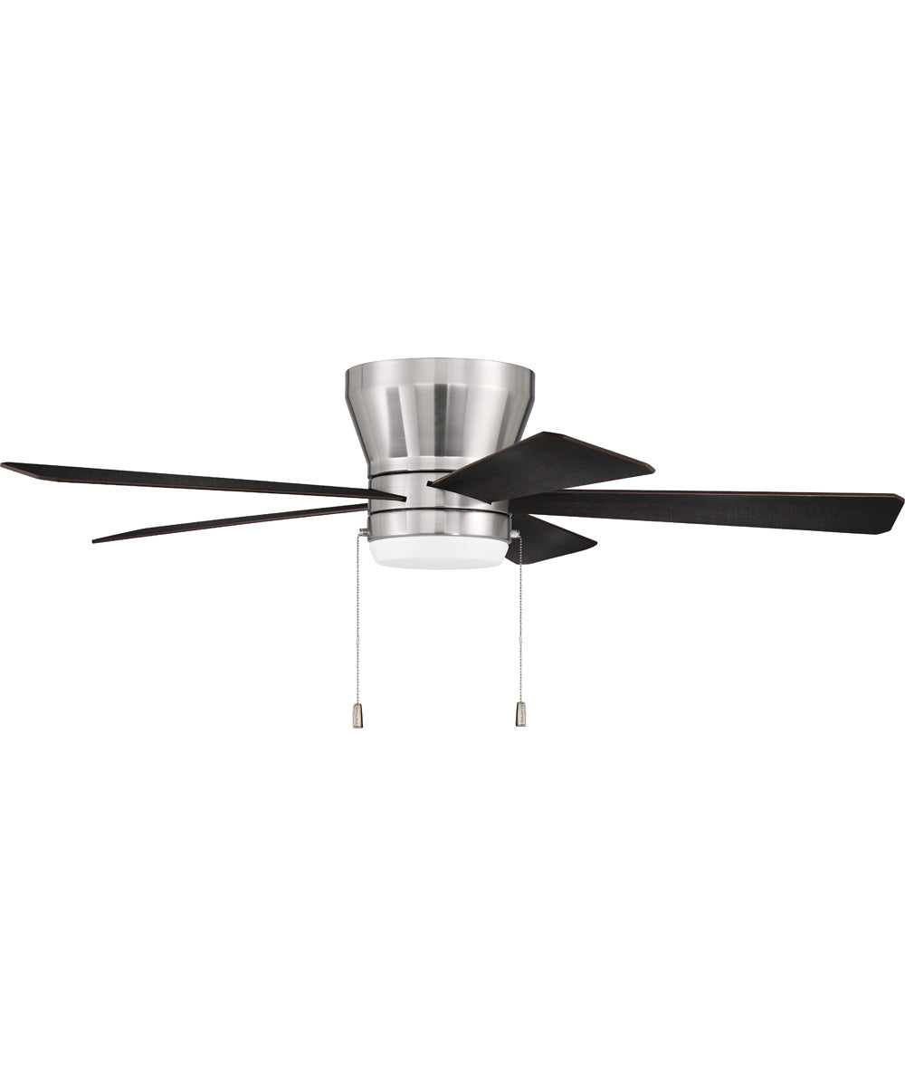 52" Merit 1-Light Specialty Ceiling Fan (Blades Included) Brushed Polished Nickel
