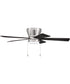 52" Merit 1-Light Specialty Ceiling Fan (Blades Included) Brushed Polished Nickel