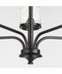 Starky 5-light Chandelier Matte Black