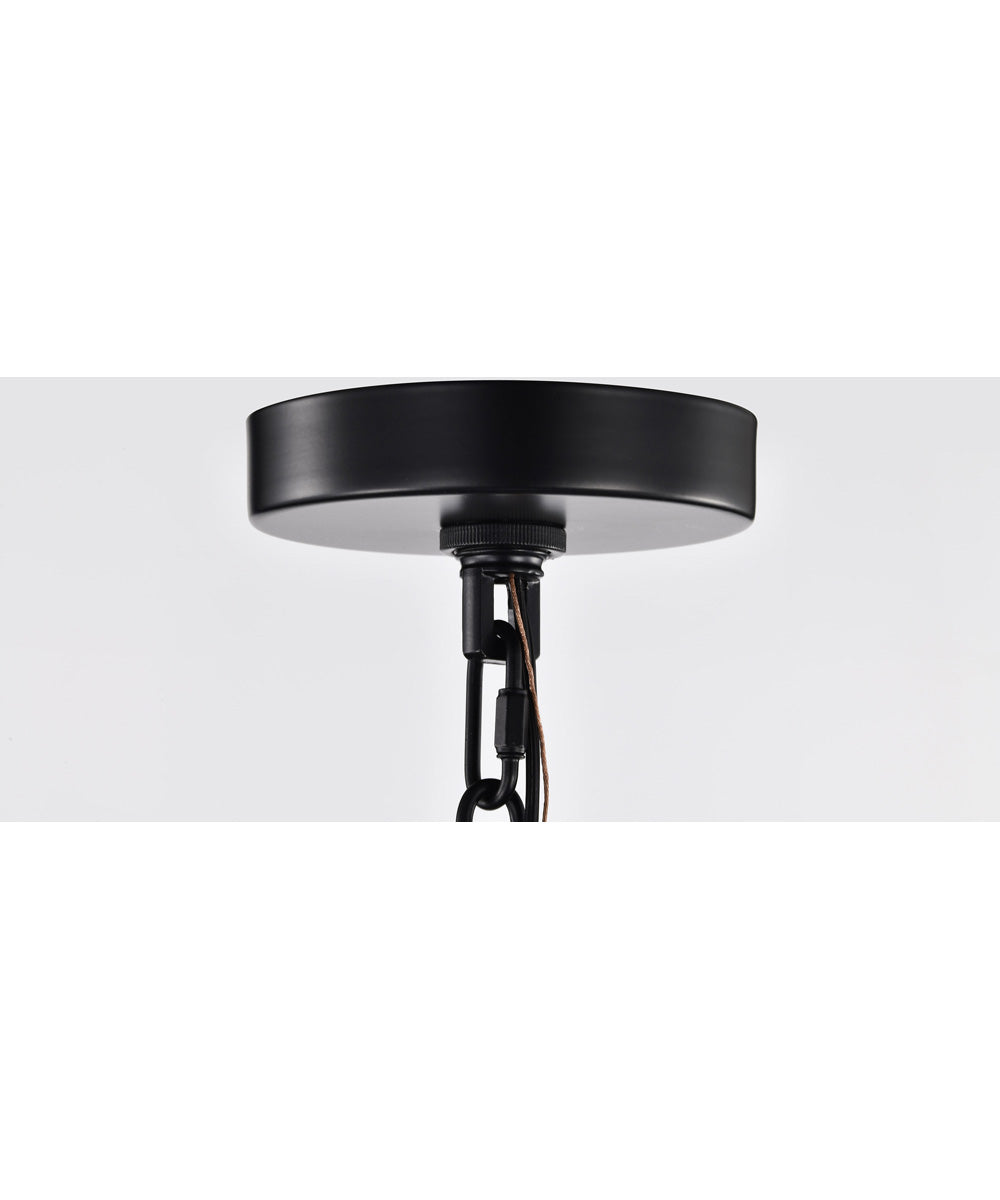 Boliver 3-Light Pendant Matte Black