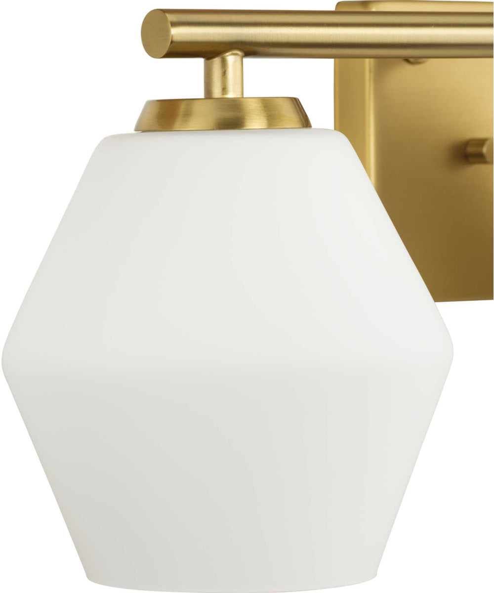 Copeland 3-Light Vanity Mid-Century Modern Vanity Light Brushed Gold