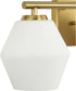 Copeland 3-Light Vanity Mid-Century Modern Vanity Light Brushed Gold
