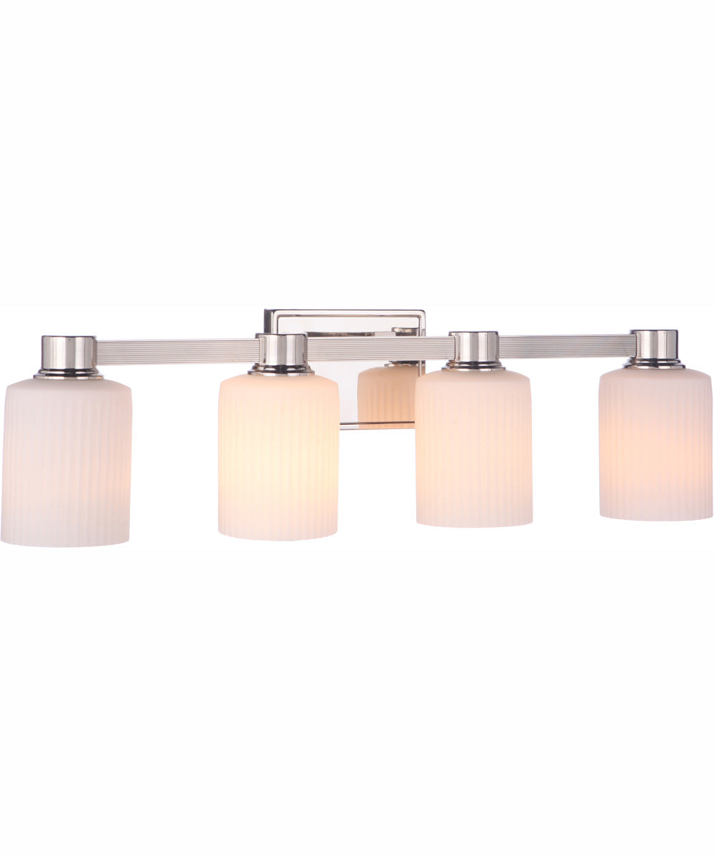 Bretton 4-Light Vanity Polished Nickel