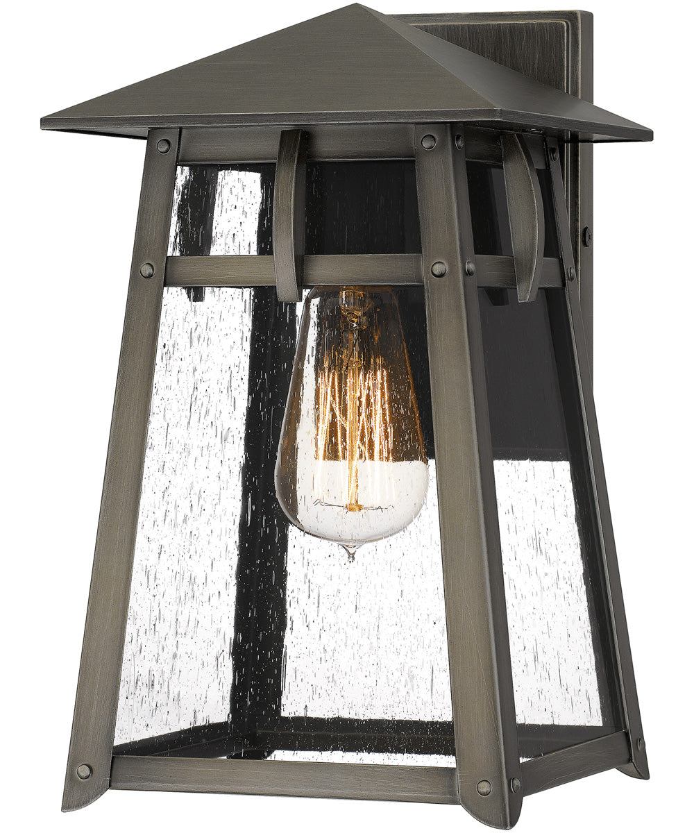 Merle Medium 1-light Outdoor Wall Light  Coastal Armour Aluminum Burnished Bronze