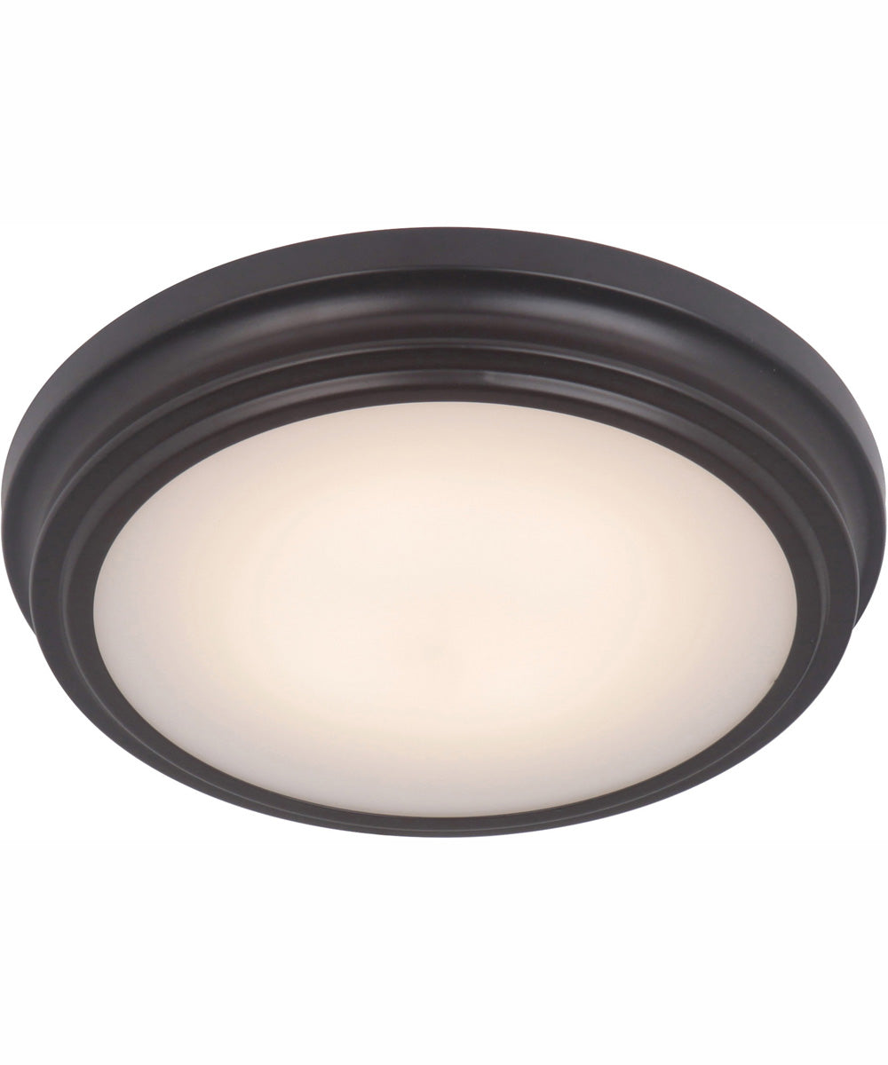 X66 1-Light LED Flushmount Oiled Bronze