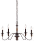 Holbrook 5-light Chandelier Tuscan Brown
