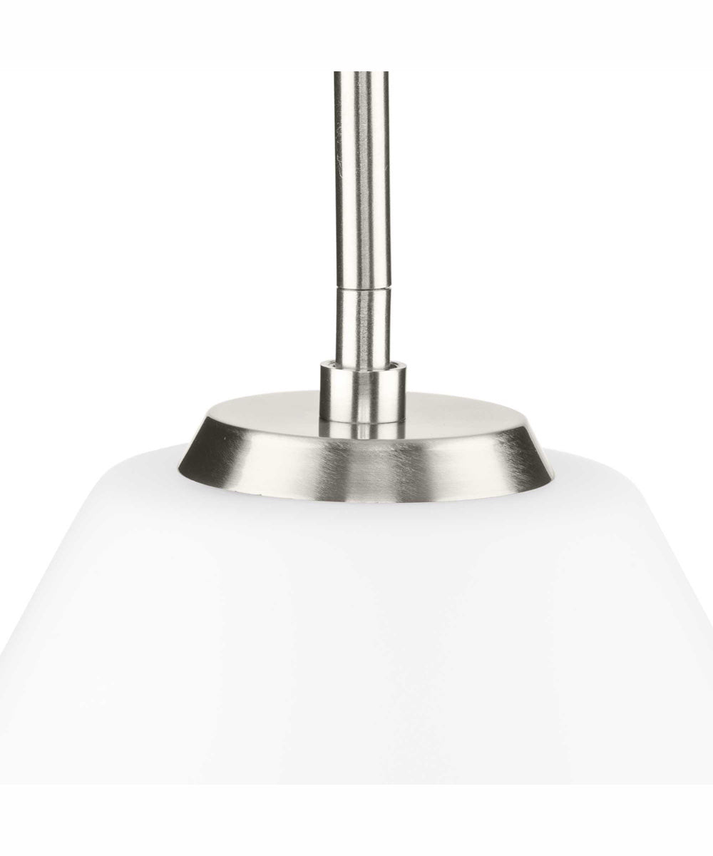 Copeland 1-Light Mid-Century Modern Pendant Brushed Nickel