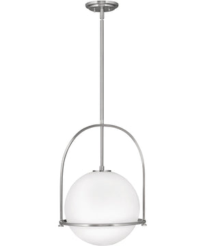 Somerset 1-Light Large Pendant in Brushed Nickel