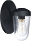 9"H Lido 1-Light Outdoor Wall Sconce Black