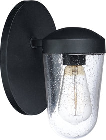 9"H Lido 1-Light Outdoor Wall Sconce Black