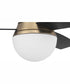 52" Daybreak 1-Light Ceiling Fan Satin Brass