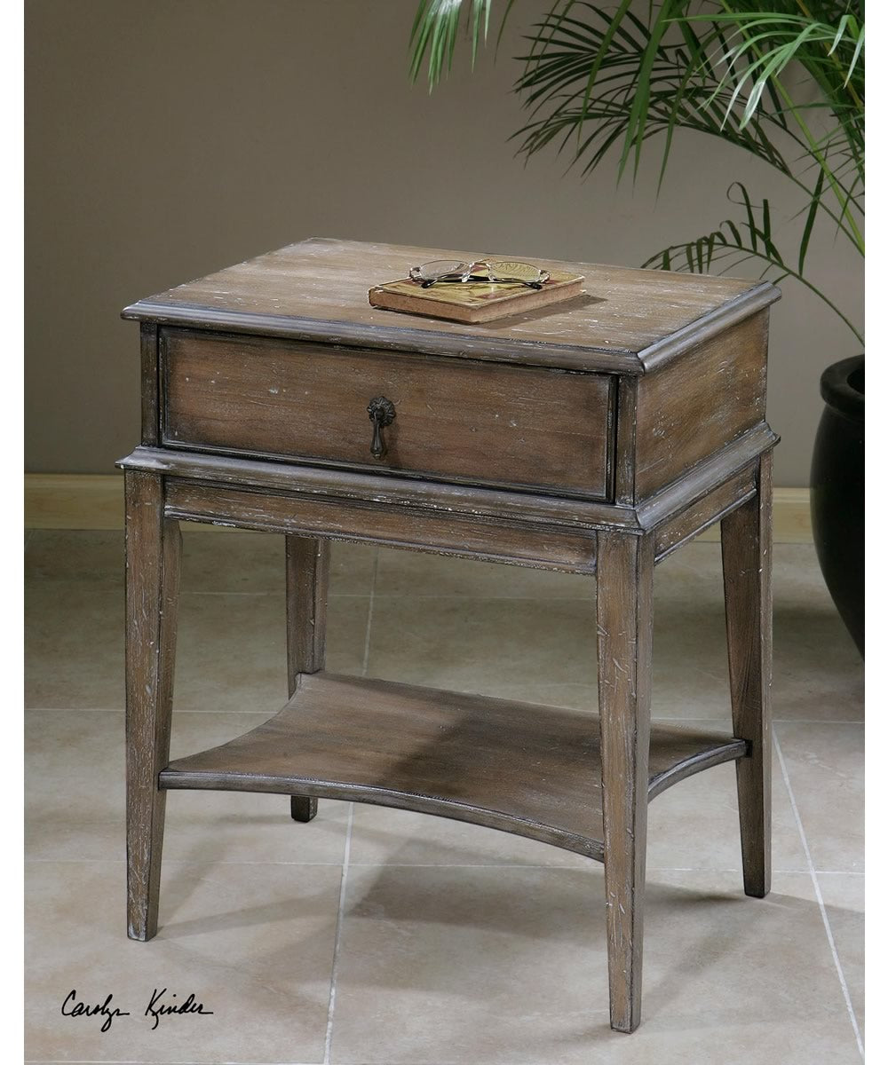 27"H Hanford Weathered Accent Table