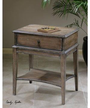 27"H Hanford Weathered Accent Table