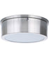 Fenn LED Flushmount Brushed Polished Nickel