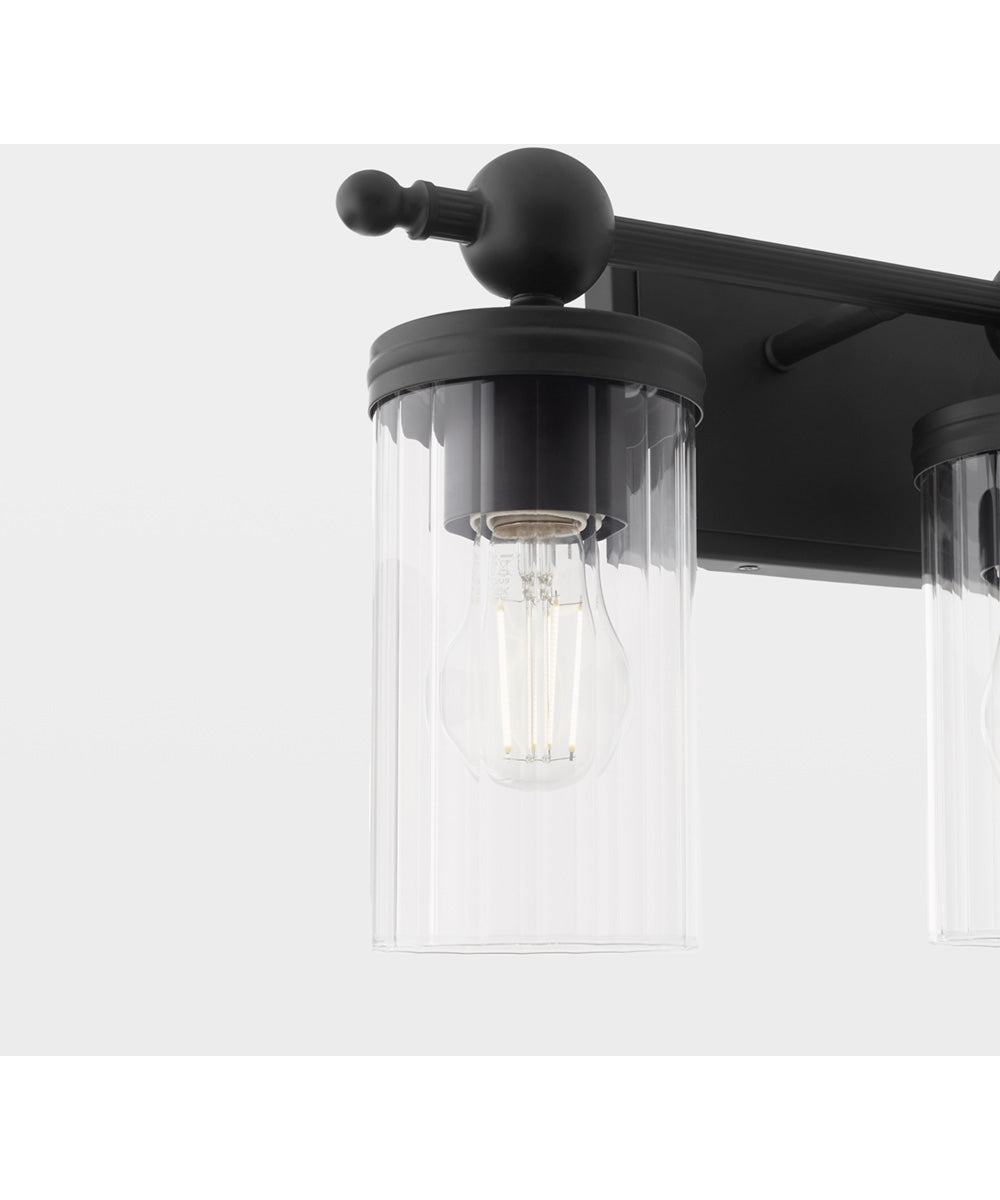 Tamara Day's Lee Boulevard 3-light Bath Vanity Light Matte Black