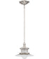 New England Small 1-light Mini Pendant Brushed Nickel