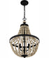 Quoizel Pendant Large 3-light Pendant Matte Black