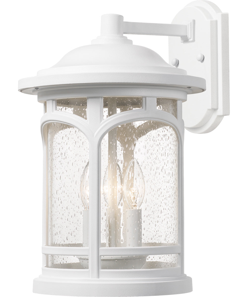 Marblehead Medium 3-light Outdoor Wall Light  Coastal Armour White Lustre