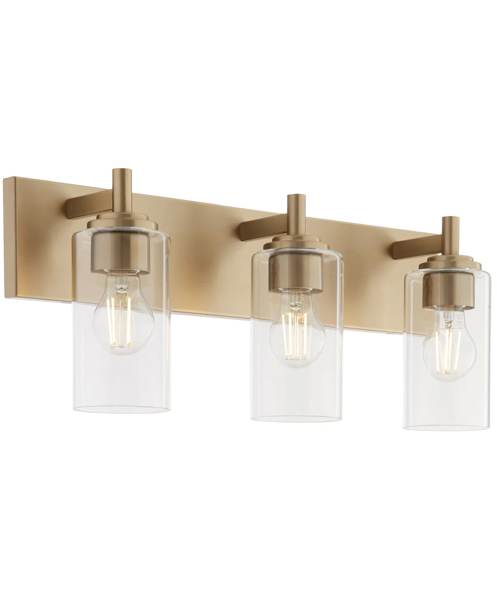 Fallstaff 3-light Bath Vanity Light Aged Brass