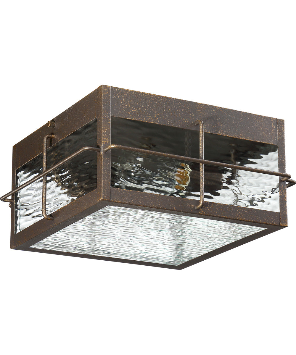 Ward Medium 2-light Outdoor Ceiling Light Gilded Bronze