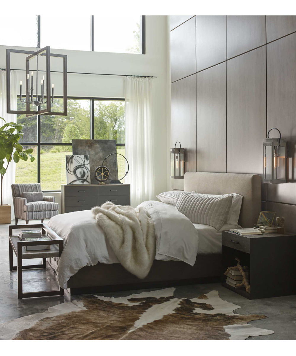 Union Square 1-Light Large Wall-Lantern Stainless Steel