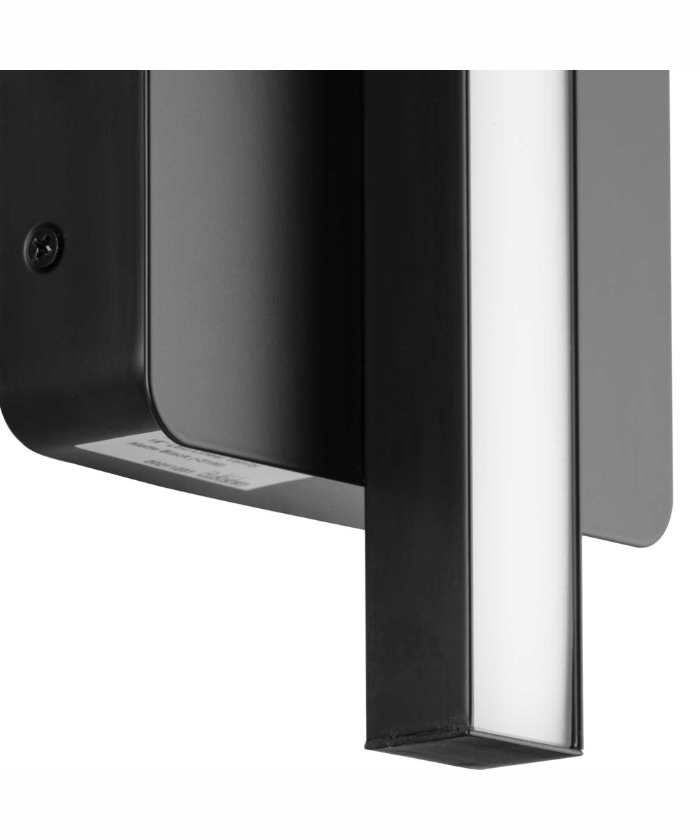 Phase 4 16 in. Small Modern Integrated 3CCT Integrated LED Linear Vanity Light Matte Black