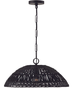 Naomi 1-Light Pendant Matte Black