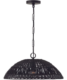 Naomi 1-Light Pendant Matte Black
