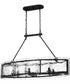 Fortress Medium 6-light Island Light Earth Black