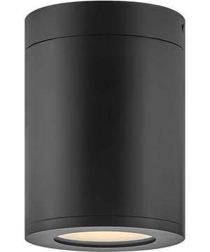 Silo 1-Light LED Small Flush Mount in Black