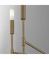 Hamilton 5-light Chandelier Dark Brass
