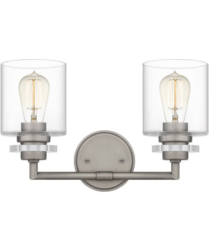 Jaspar Medium 2-light Bath Light Antique Nickel