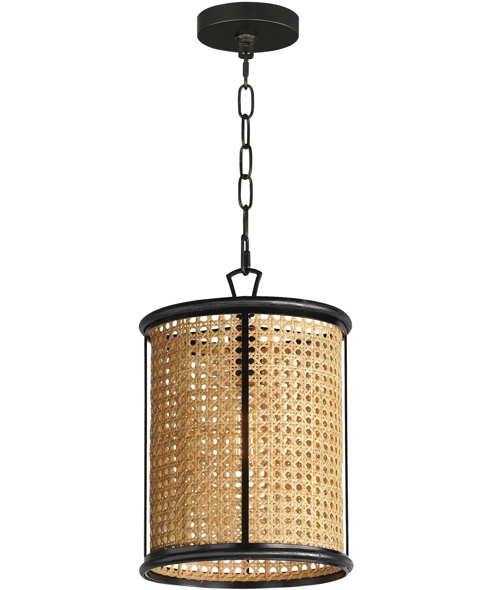 Cane 1-Light Pendant Black