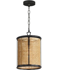 Cane 1-Light Pendant Black