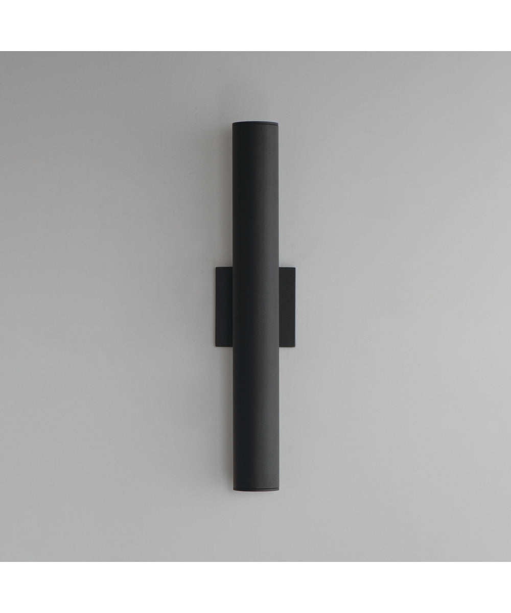 Calibro 20 inch Outdoor Wall Sconce Black