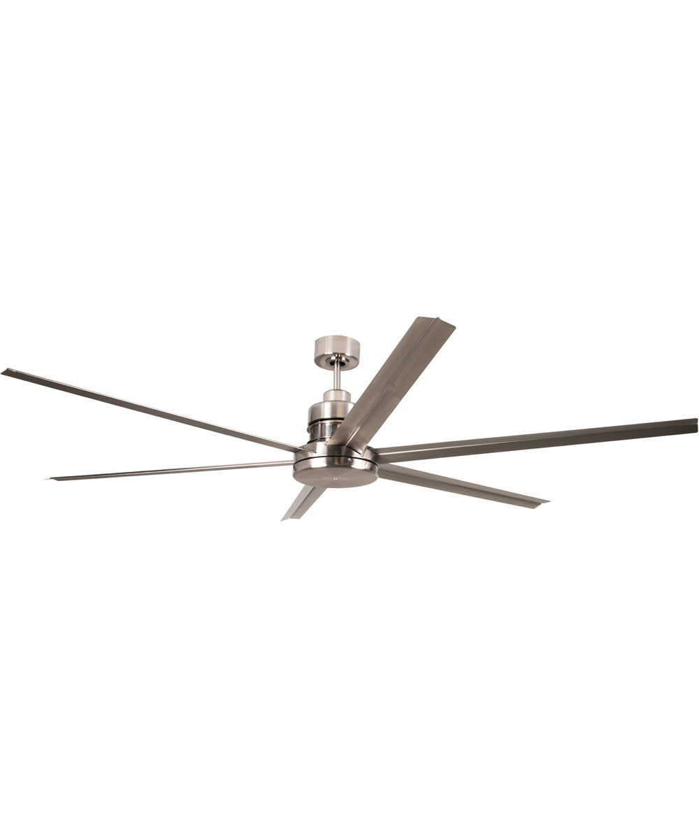 Mondo 72" Ceiling Fan (Blades Included) Brushed Polished Nickel