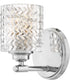 Elle 1-Light Single Light Vanity in Chrome