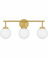 Eloise Large 3-light Bath Light Aged Brass